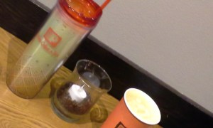 matcha from Peet's coffee and tea